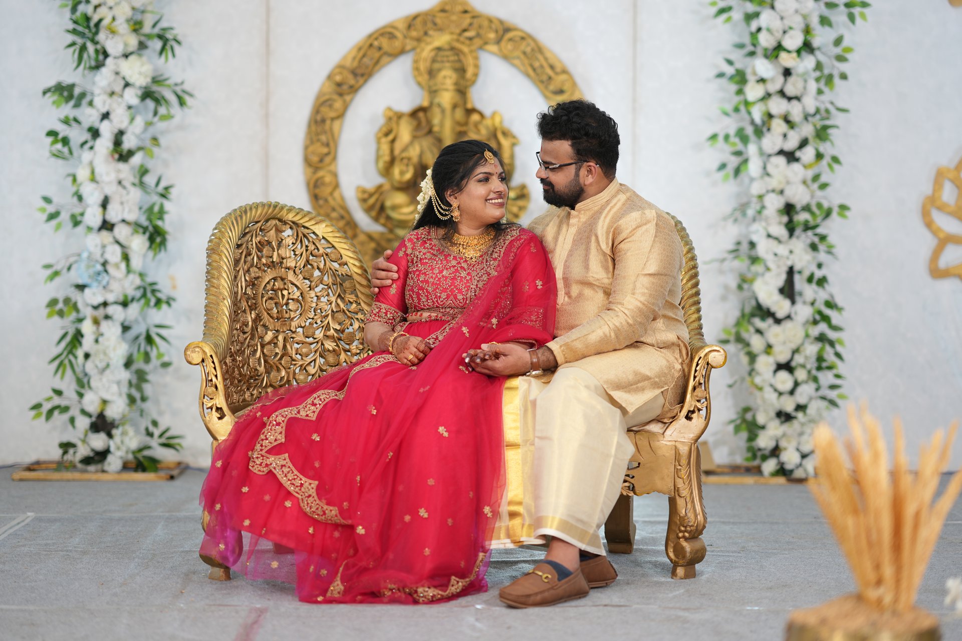 Shobhith and Kavya Wedding Portrait